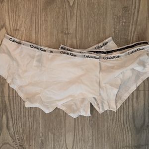 Brand new never worn Calvin Klein boyshort panties